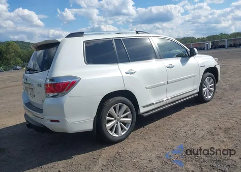 2013 Toyota Highlander Hybrid Limited V6 from USA, damaged, VIN JTEDC3EH8D2018731